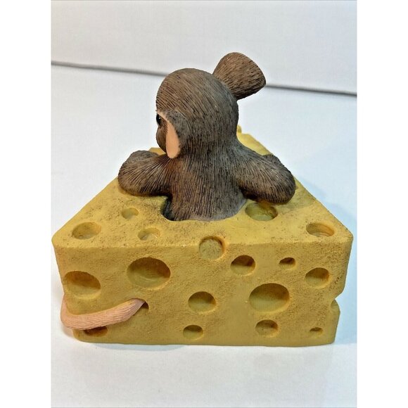 Charming Tails Fitz and Floyd Say Cheese Mouse Figurine 89/167 - Picture 3 of 12